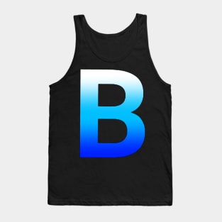 Blue Letter B Tank Top